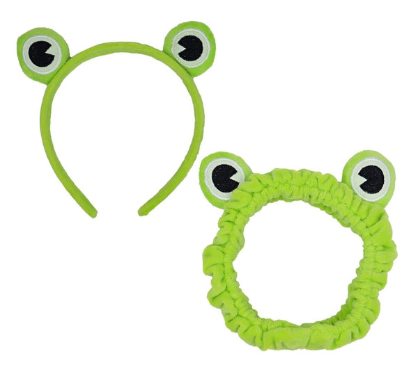 Funny Frog Makeup Headband Wide-brimmed Elastic Hairbands Cute Girls Hair Bands Women Hair Accessories Girls Hairband