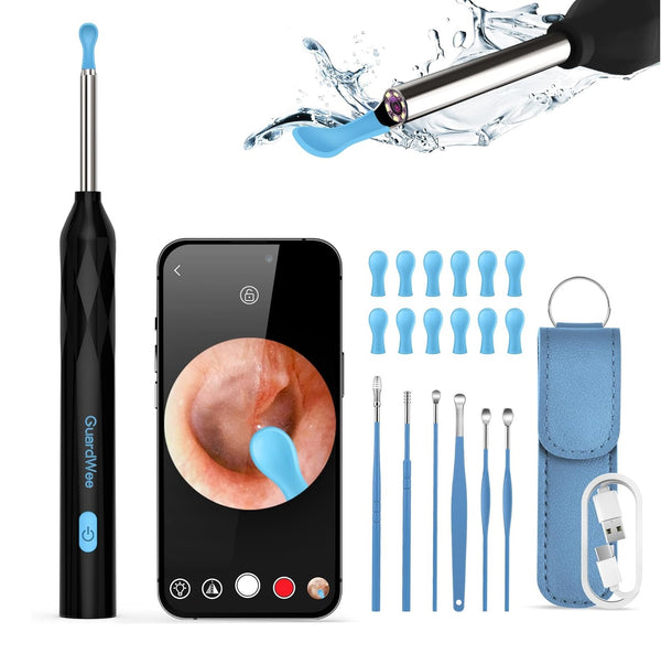 Ear Cleaner High Precision Ear Wax Removal Tool with Camera LED Light Wireless Otoscope Smart Ear Cleaning Kit