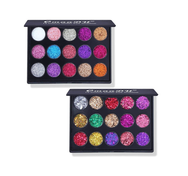 15 Color Glitter Eye Shadow Palette Pigment Professional Eye Makeup Long-lasting Make Up Eyeshadow