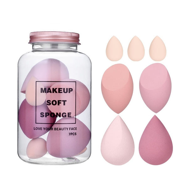 4/7Pcs Makeup Sponge Set Face Beauty Cosmetic Powder Puff For Foundation Cream Concealer Make Up Blender Tools