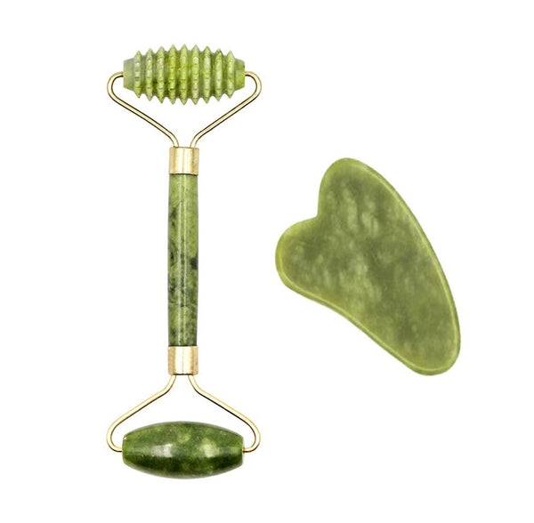 Natural Jade Face Massager Gua Sha Stone Face  Guasha Masaje Facial Board Acupoint Eye Care SPA Massager Tool massage visage