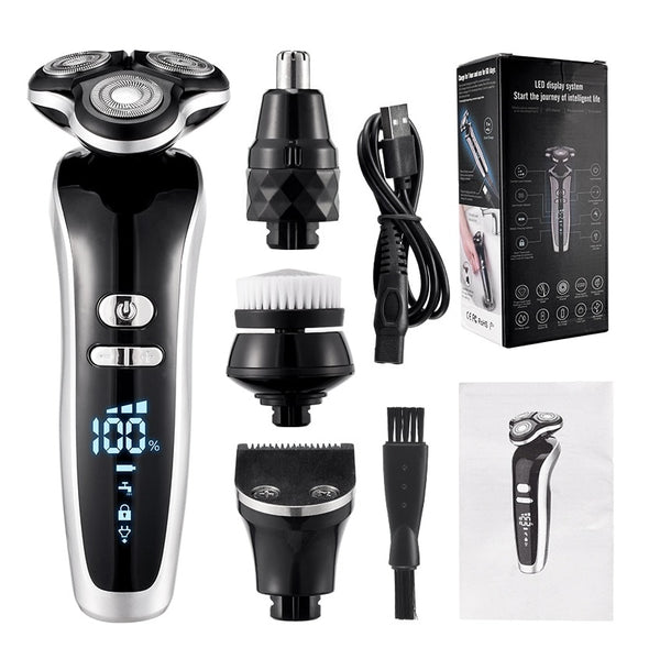 New Electric Shaver For Men 4D Electric Beard Trimmer USB Rechargeable Professional Hair Trimmer Hair Cutter Adult Razor For Men