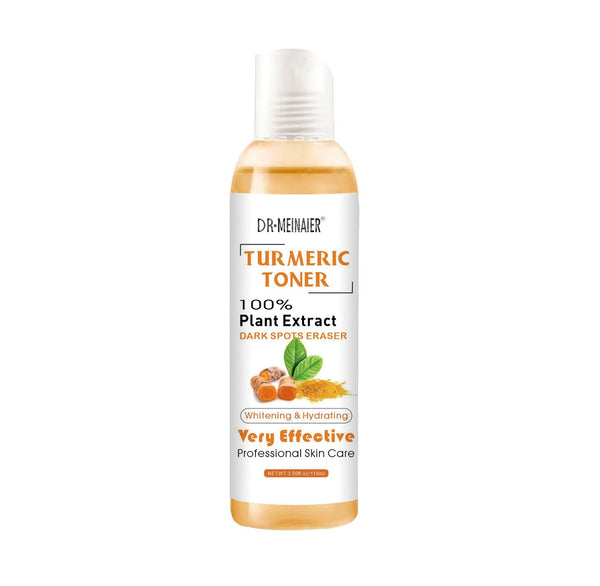 118ml Tumeric Dark Spots Toner Spots Eraser Corrector Turmeric Fade Blemishes Dark Spot Remover Acne Remover Toner for Dark Skin