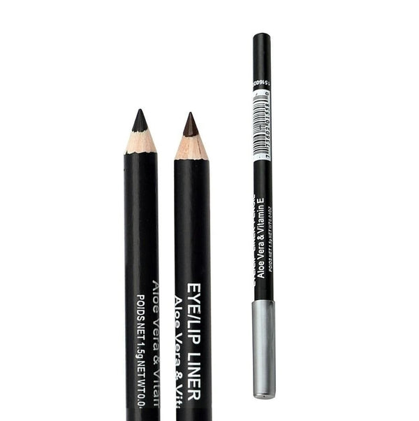 A black eyeliner pencil, perfect for defining and enhancing the eyes.