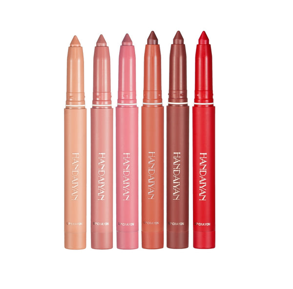 A 2-in-1 matte nude lipstick, perfect for a natural and sophisticated look.