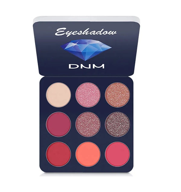 9 Colors Glitter Eyeshadow Palette Matte Eye Shadow Palette Shimmer Shine Nude Make Up Palette Set Kit