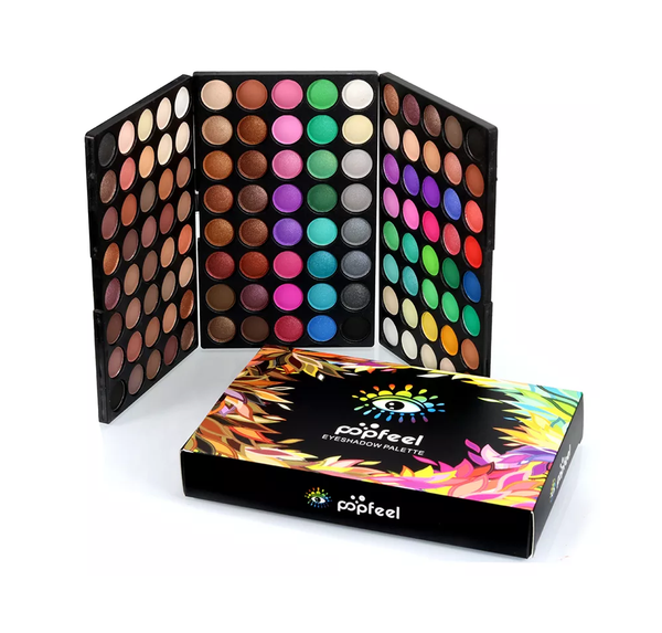 120 Colors Glitter Eyeshadow Palette Matte Eye Shadow Palatte Shimmer Shine Nude Make Up Palette Set Kit