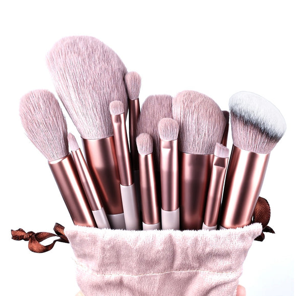 13PCS Makeup Brushes Set Eye Shadow Foundation Women Cosmetic Brush Eyeshadow Blush Powder Blending Beauty Soft Makeup Tool