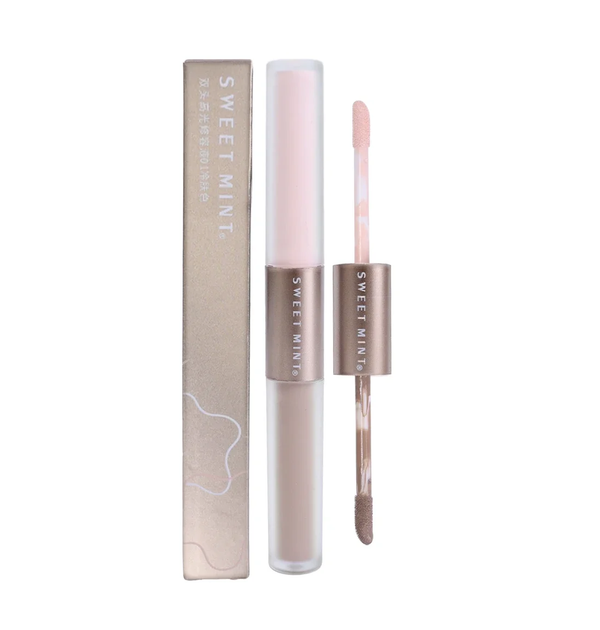 Double-ended Highlighting Contouring Stick 2-in-1 Concealer Pencil Cement Grey Three-dimensional Nose Shadow Bronzers Makeup Pen