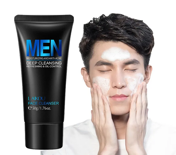 Men Facial Cleanser Face Washing Moisturizing Man Skin Care Oil Control Blackhead Remove Scrub Cosmetics Deep Norishing