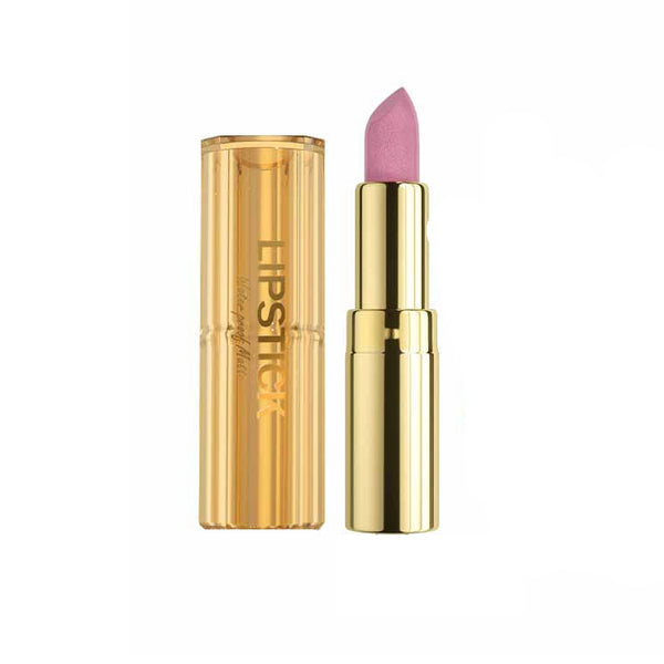 Pink glitter lipstick in 12 vibrant colors.